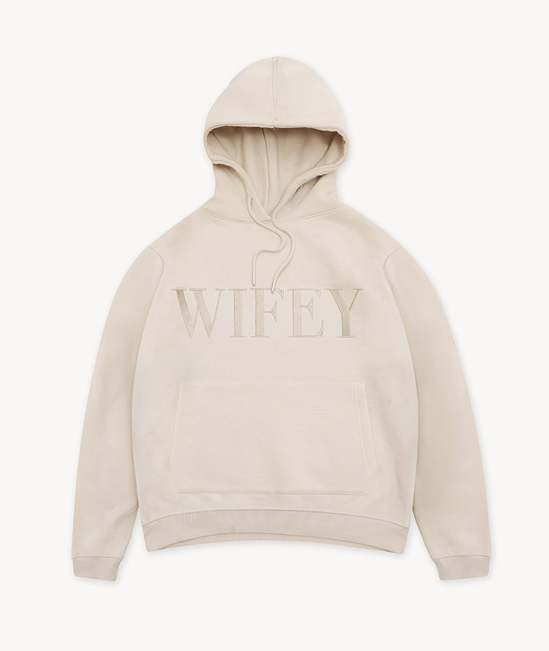Wifey Hoodie - Champagne