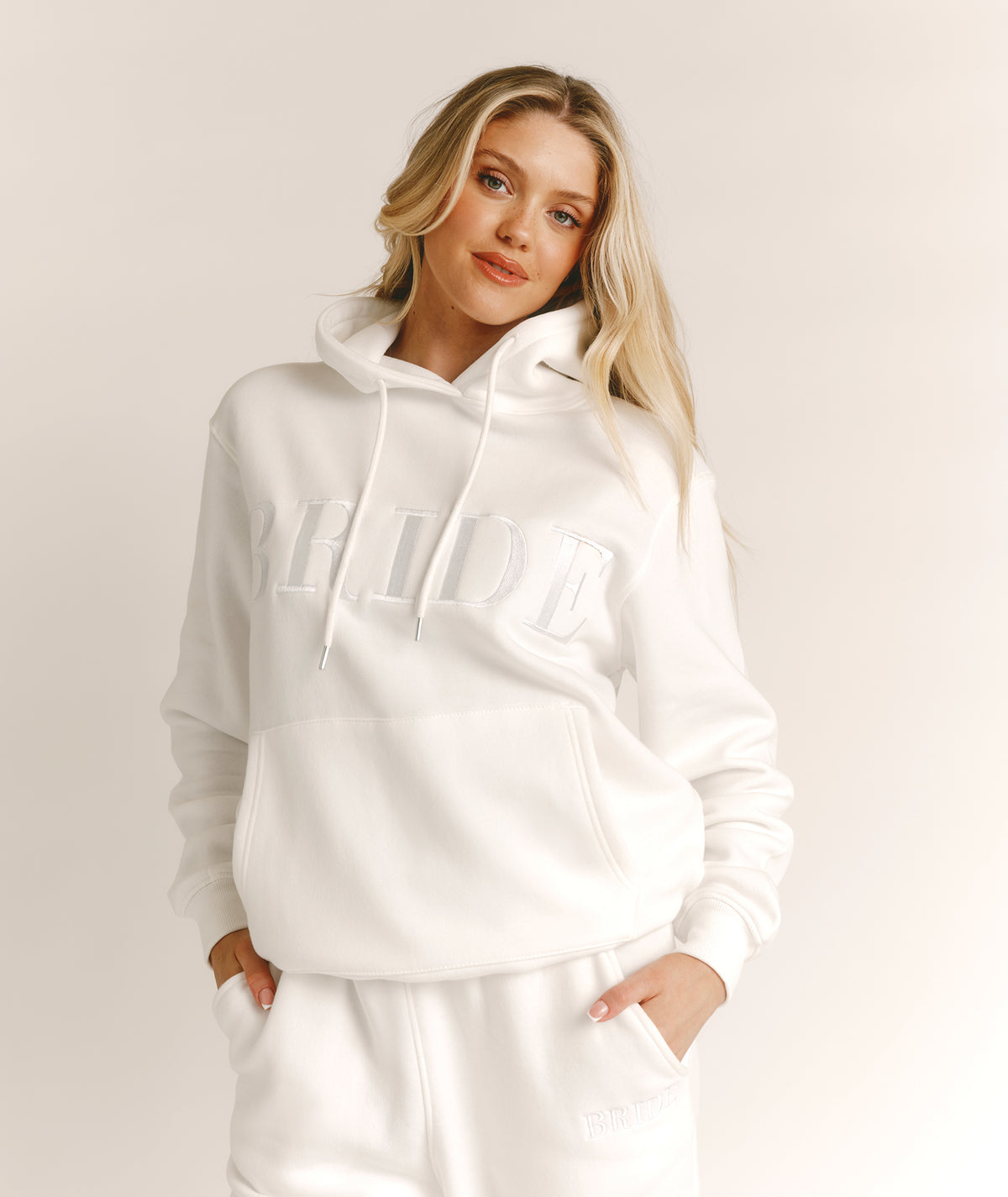Bride Hoodie - White