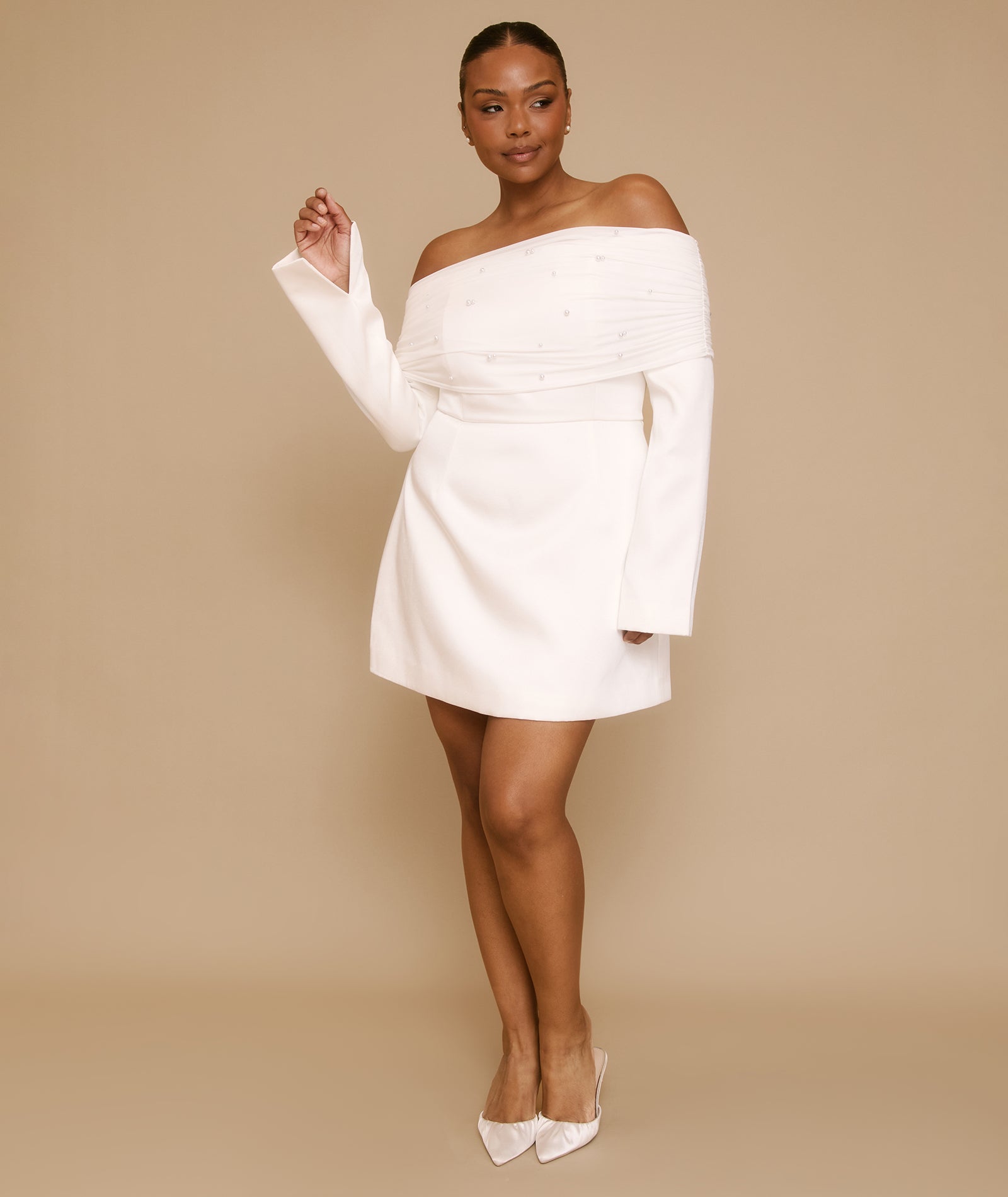 Gown Short Bardot Dress Bardot Linen Dress Gala Gown Short Bardot Dress Bardot Linen Dress Gala