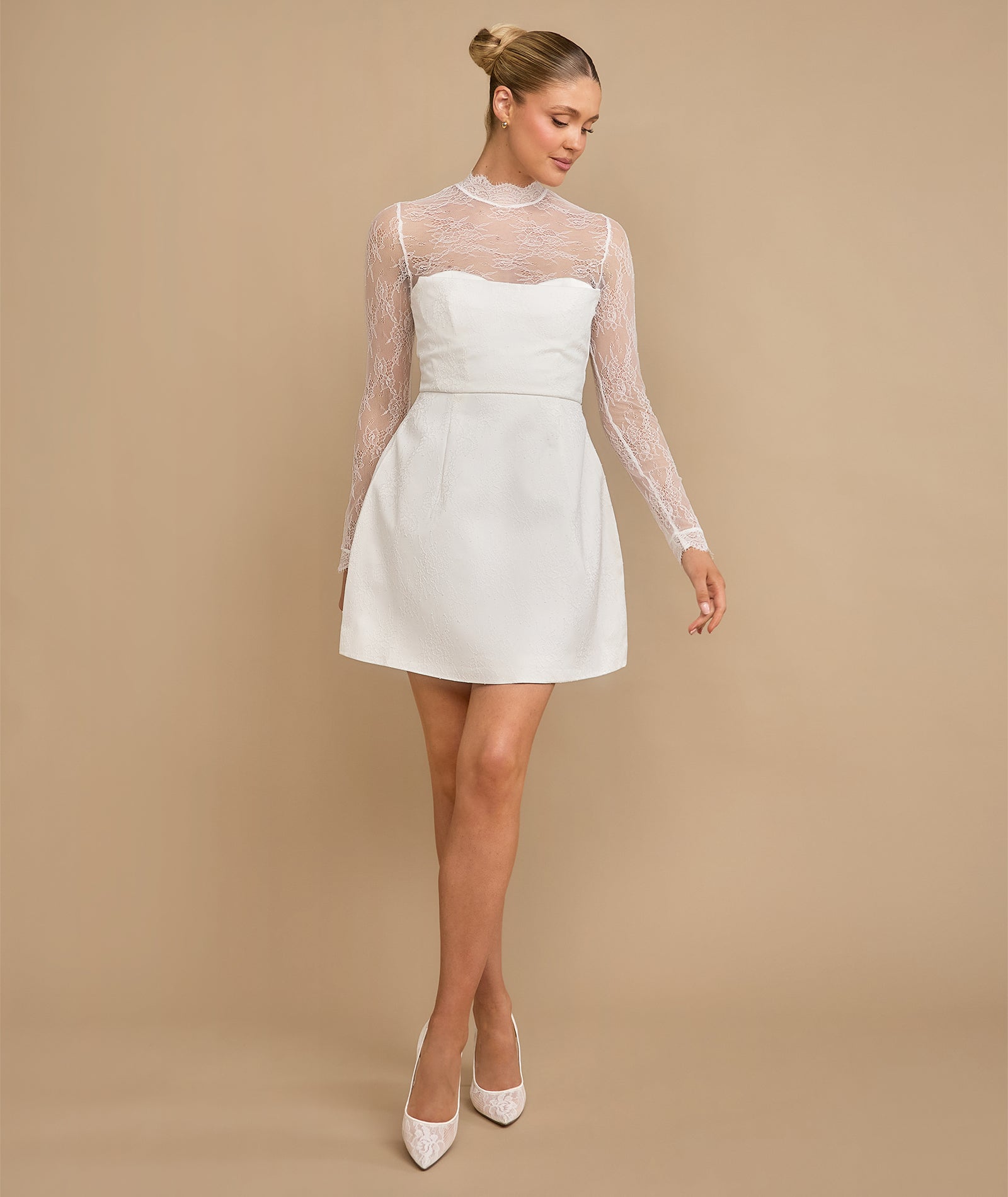 white lace dress amazon Sleeve Cup Detail Mini Black And White Formal Color:DUSTY-BLUE smocked bodice maxi satin and tulle