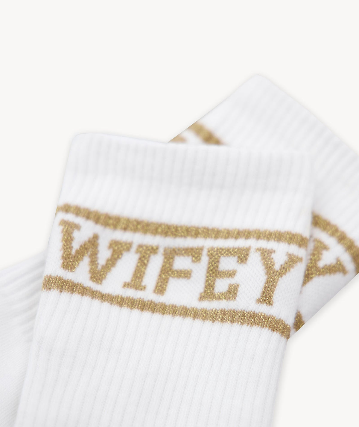 Wifey Socks - Gold
