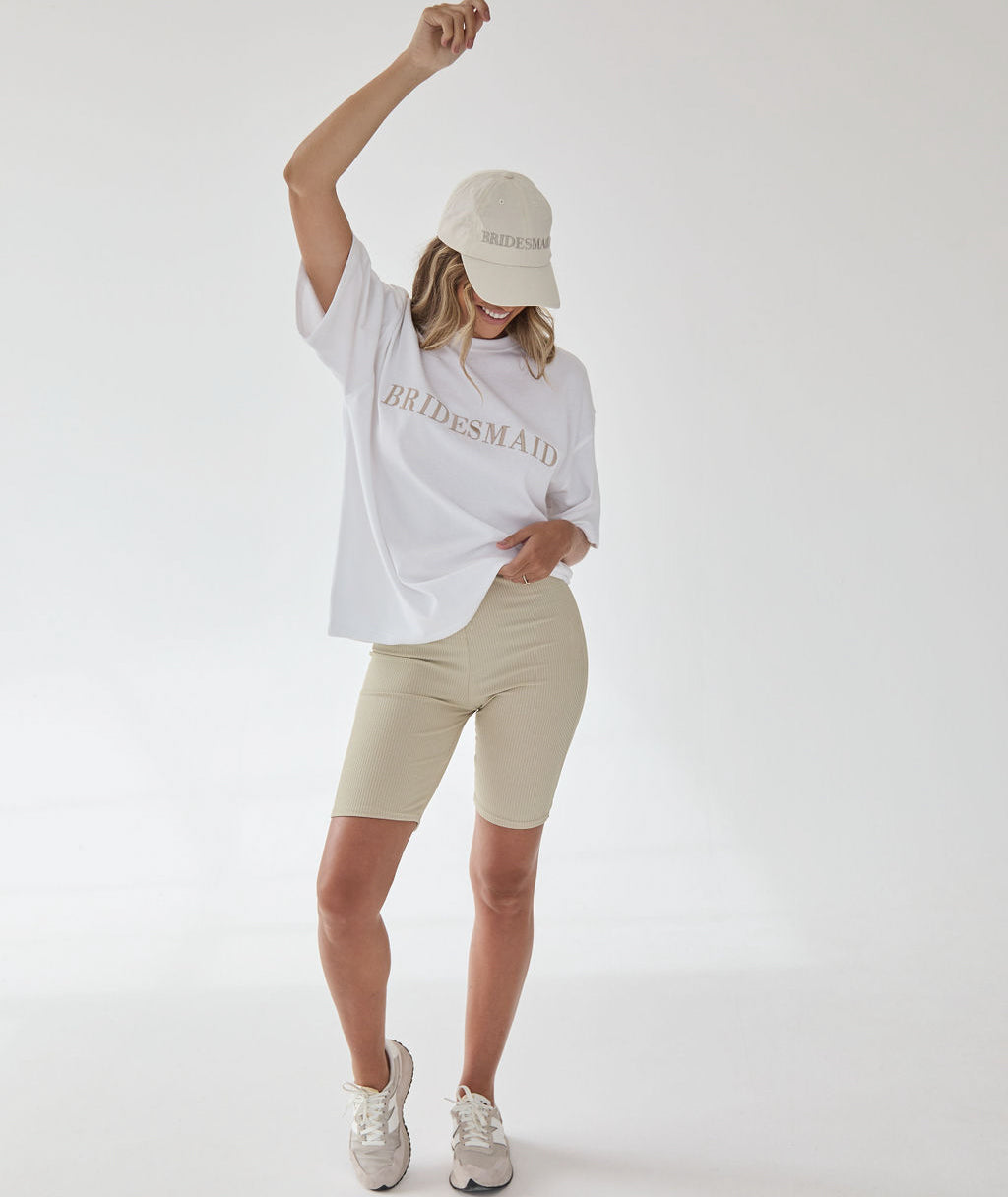 BRIDESMAID TEE WHITE