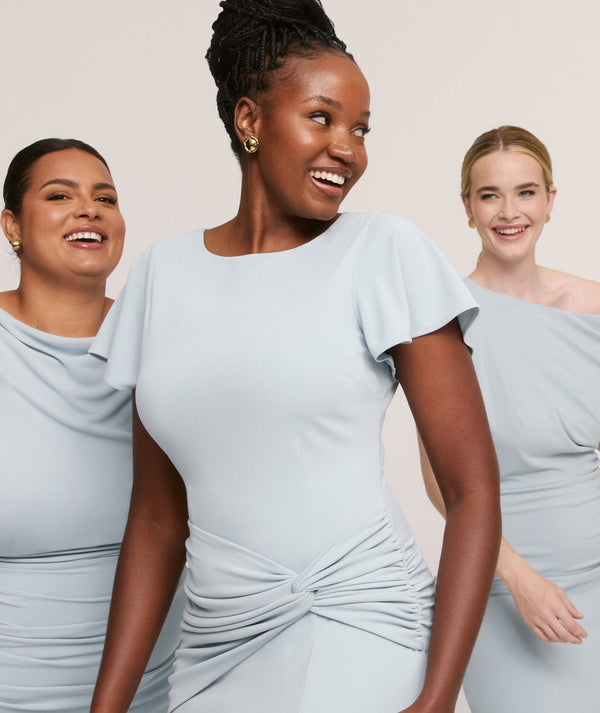 Signature Sculpt Bridesmaid Dresses: Pale Blue