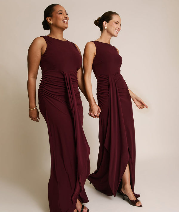 Signature Sculpt Bridesmaid Dresses: Merlot