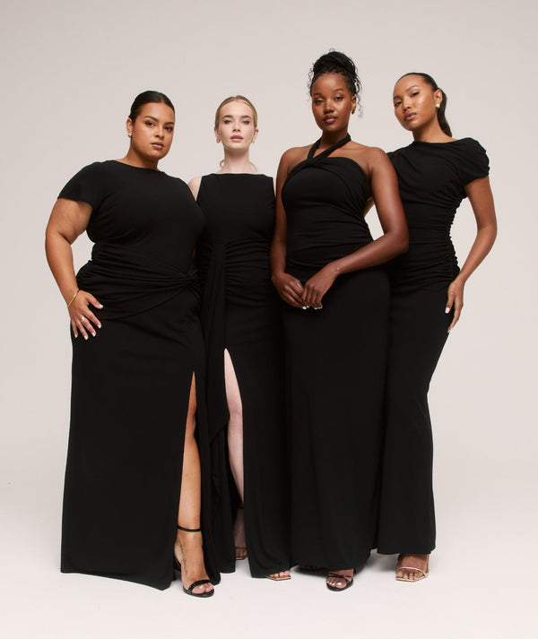 Signature Sculpt Bridesmaid Dresses: Black