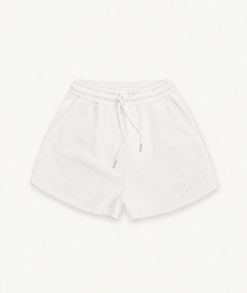 Bride Statement Shorts - White