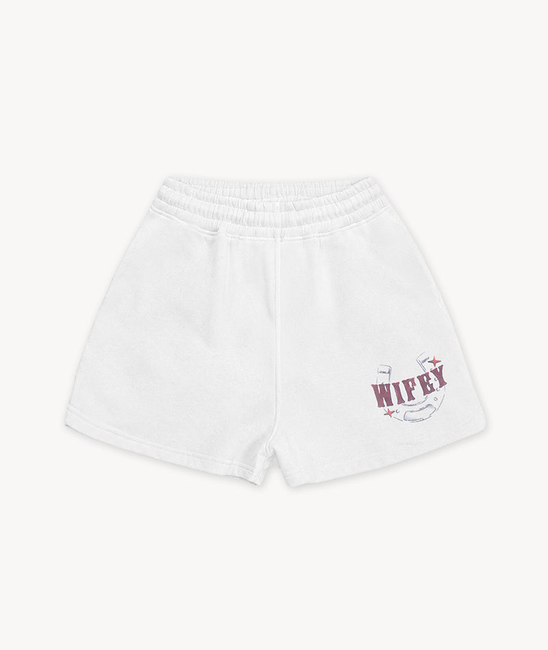 Last Rodeo Destination Shorts - White
