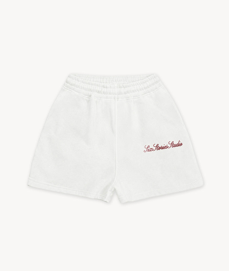 Just Married Shorts - Off White