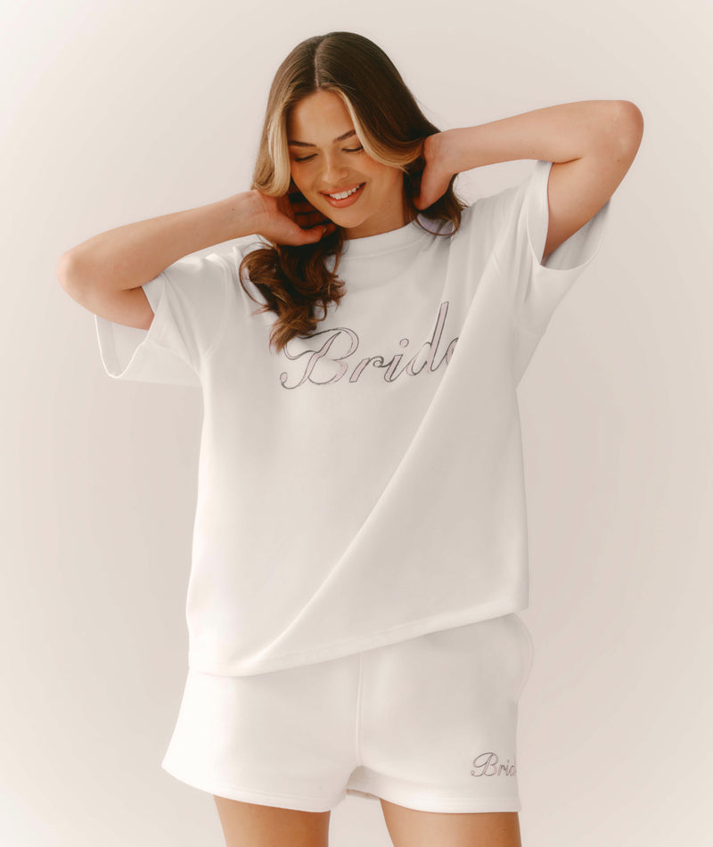 Bride Printed Tee - White