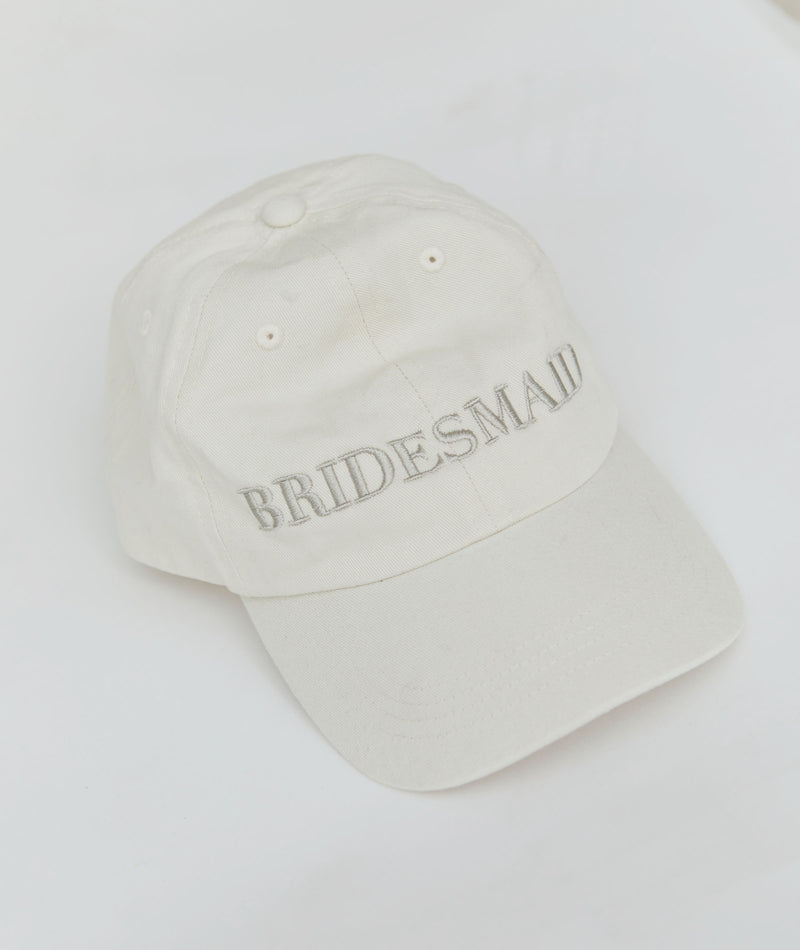 Bridesmaid Embroidered Baseball Cap - Champagne