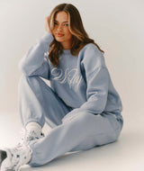Wifey Graphic Sweatpants - Blue