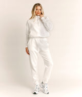 Bride Statement Quarter Zip Sweatshirt - White