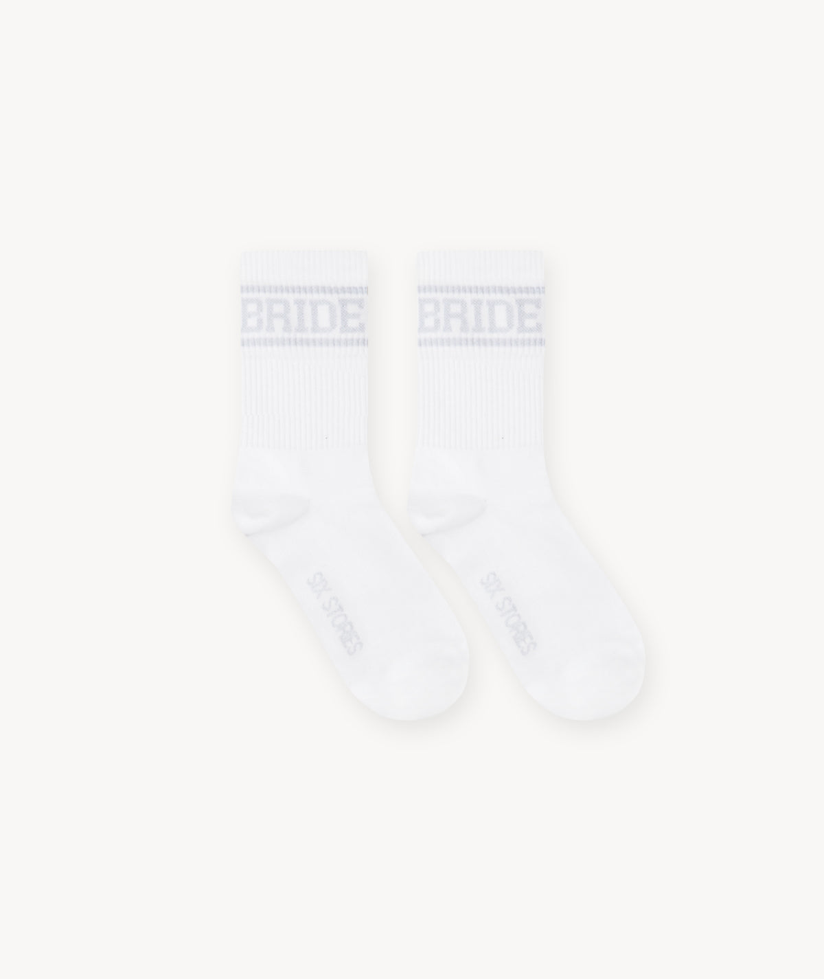 Bride Socks in Silver