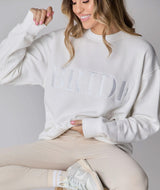 Bride Statement Sweatshirt - White