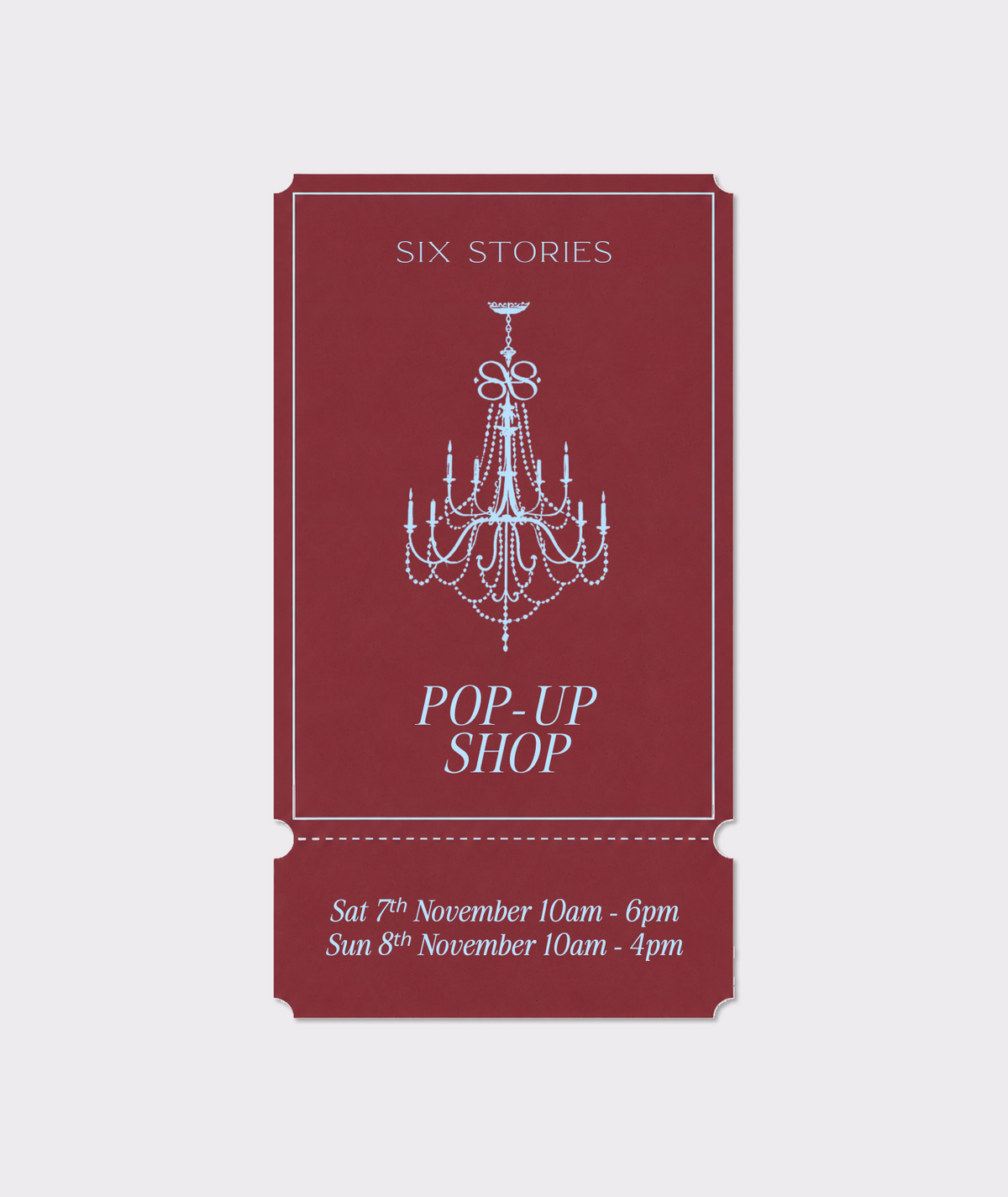 Manchester Pop-Up Ticket