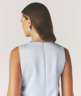 Sabrina Mini Mod Bow Dress - Pale Blue