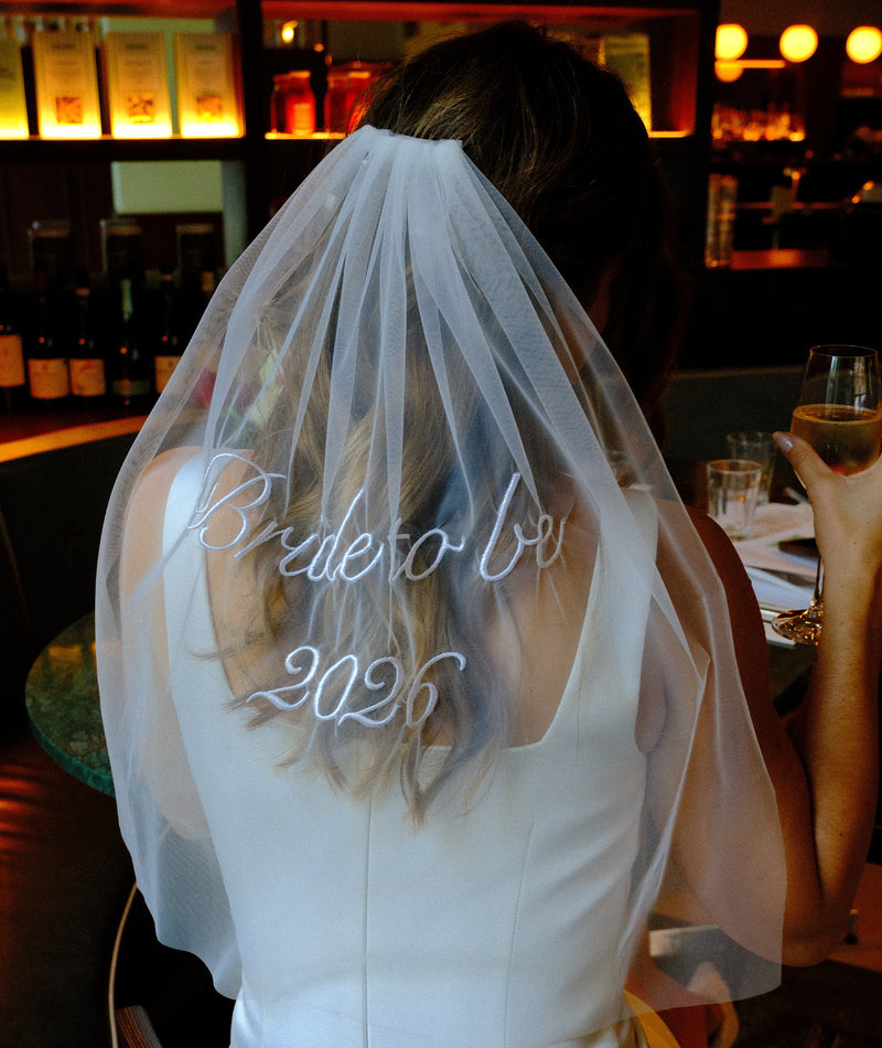 Bride to Be 2026 Tulle Veil
