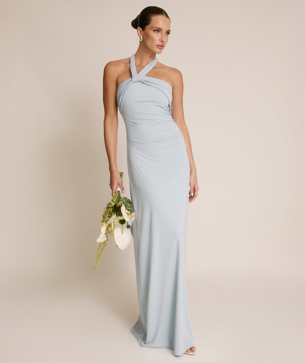 Bridesmaid Dress Lizetta Bardot Maxi Dress Bardot Arletha Halter Fit Flare Maxi  Dress Nordstrom