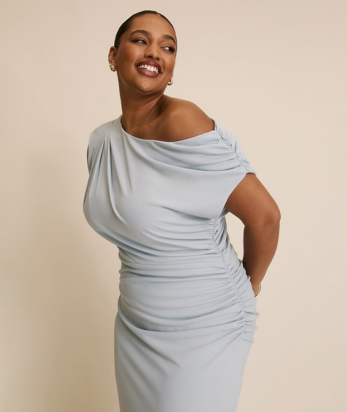 Signature Sculpt Bridesmaid Dresses: Pale Blue  Six Stories