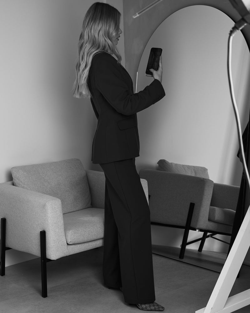 Tailored Pants - Chocolate Brown