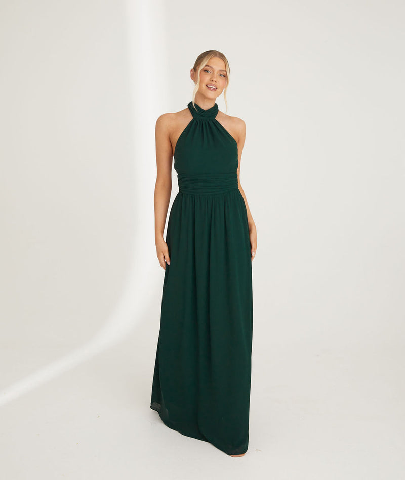 Floral Halter Lulus Halter Dress A-line Wedding Guest Dress Halter Neck Chiffon Pleated Bridesmaid Dress Floral Halter Lulus Halter Dress A-line Wedding Guest Dress Halter Neck Chiffon Pleated Bridesmaid Dress