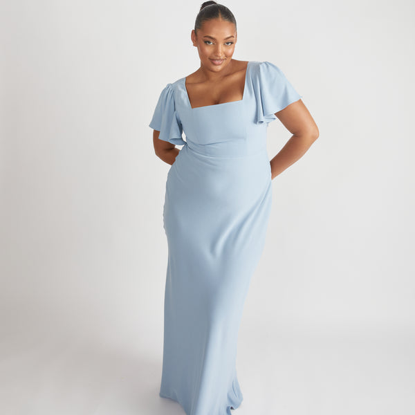 blue square neck dress Navy Sequins Short Tight Homecoming Dresses VK23082212 Vickidress Imported. Light Blue Satin Square Neck