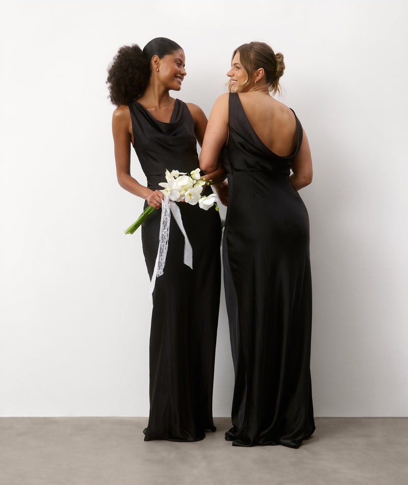 black formal bridesmaid dresses Black Bridesmaid Dresses