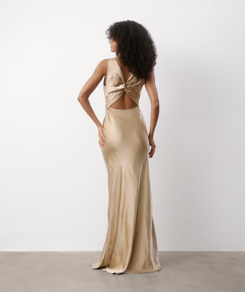 buy back bridesmaid dresses Sage Lace Chiffon Illusion Back Ruched Bridesmaid Dress