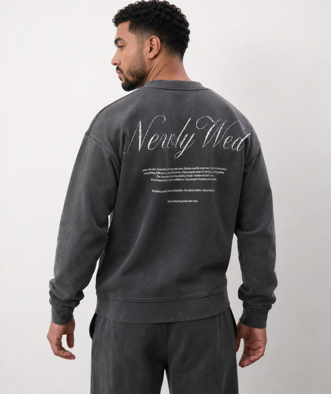 Newly Wed Sweatshirt - Charcoal
