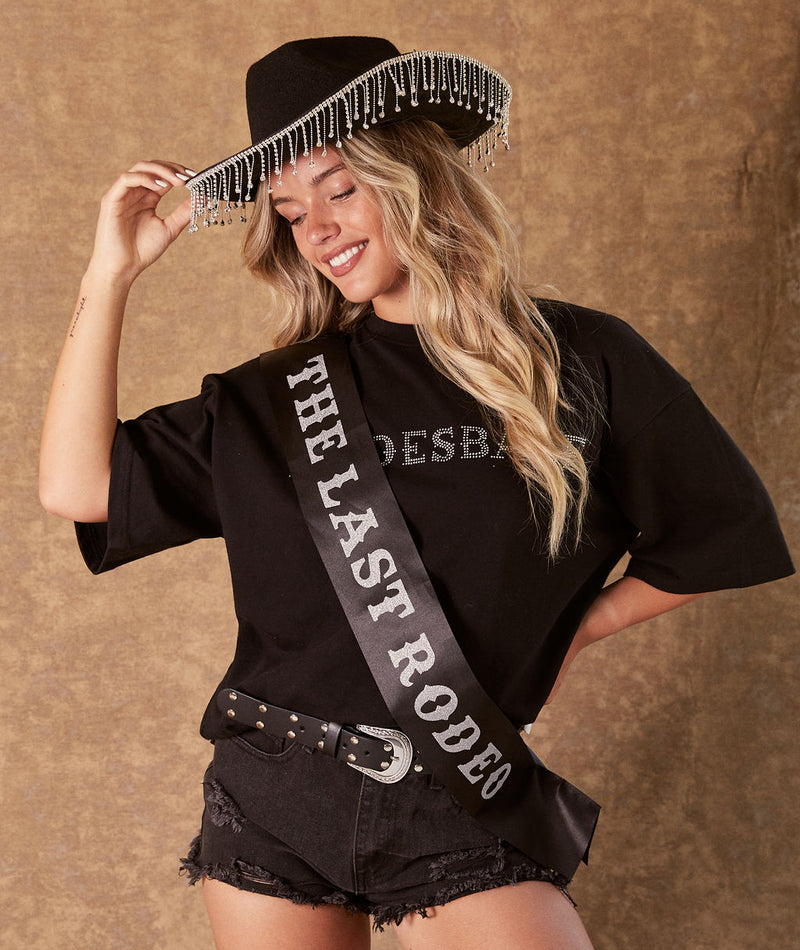The Last Rodeo Bridal Sash 11 pc Set
