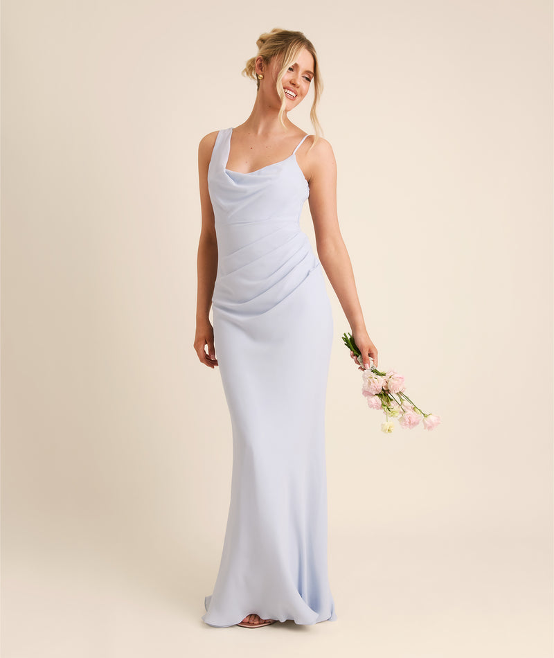 asymmetrical chiffon bridesmaid dresses Cowl Dress deep-gold-collection while the slim fit Style:Purple Sherri Hill A-Line Corset