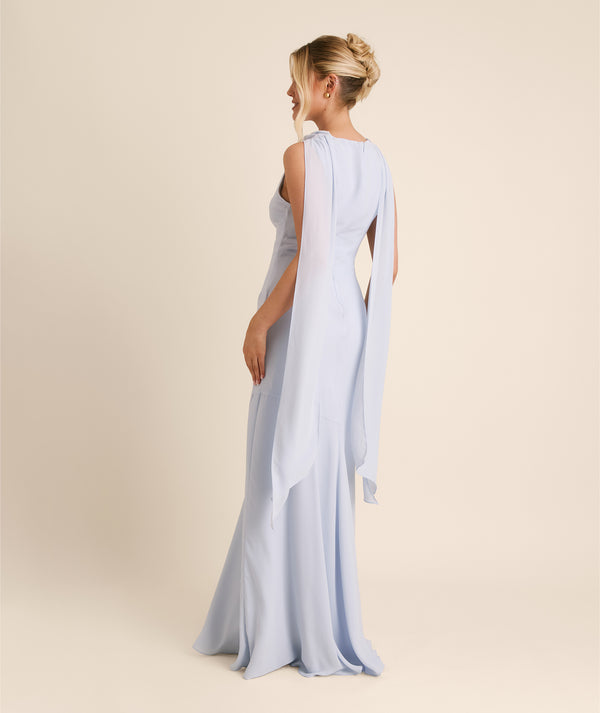 pastel colours for bridesmaid dresses Country Style One shoulder Bridesmaid Dresses Long Pastel Bridesmaid Dresses  FS074 main image 1