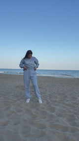 Hubby Graphic Sweatshirt - Grey