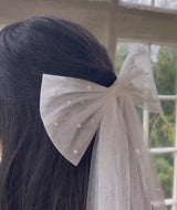 Pearl Bride Hair Bow