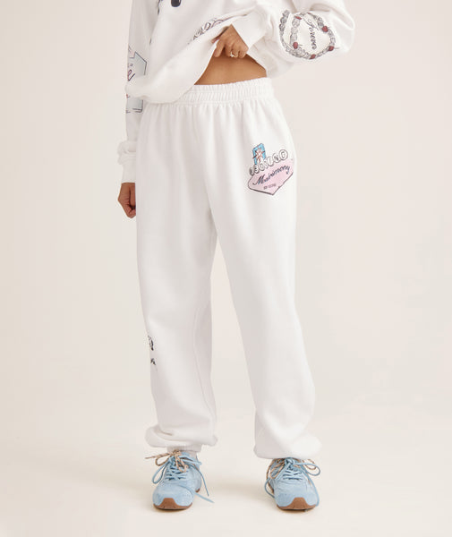Las Vegas Destination Sweatpants - White M