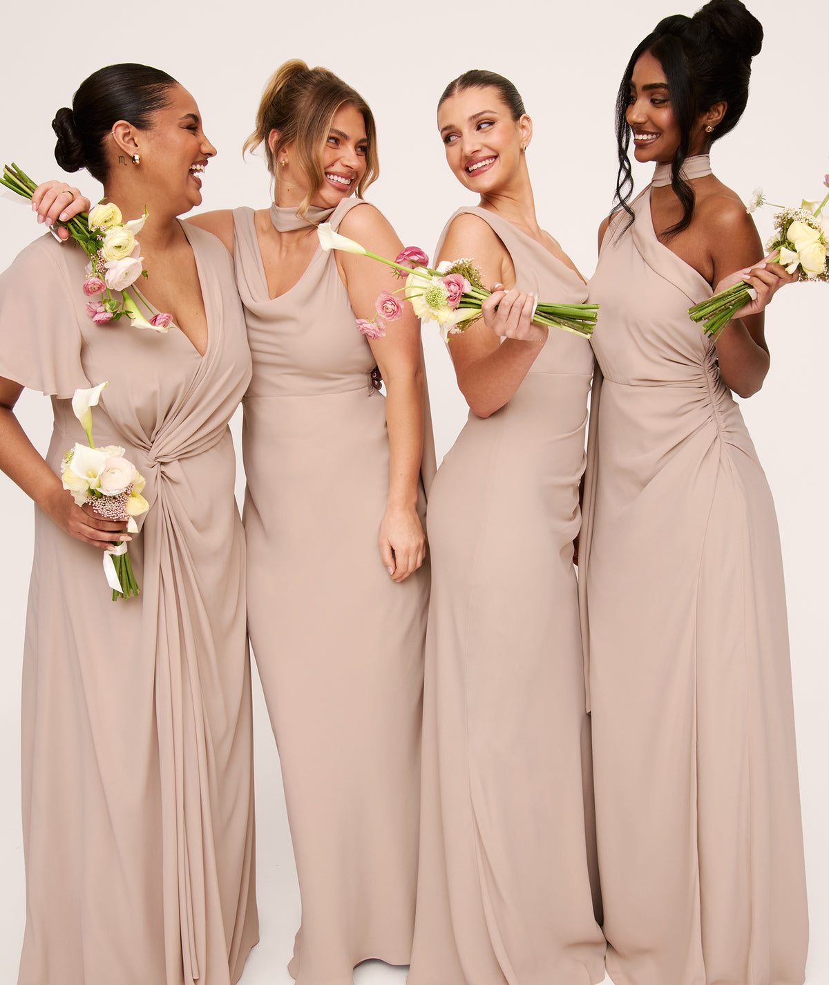 Wrap Bridesmaid Dresses | Flattering Waist-Defining Fit | Six Stories