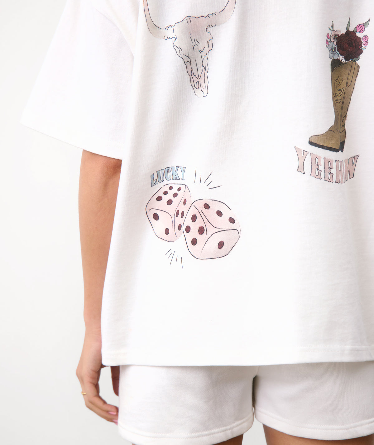 Last Rodeo Wifey Graphic Tee - White