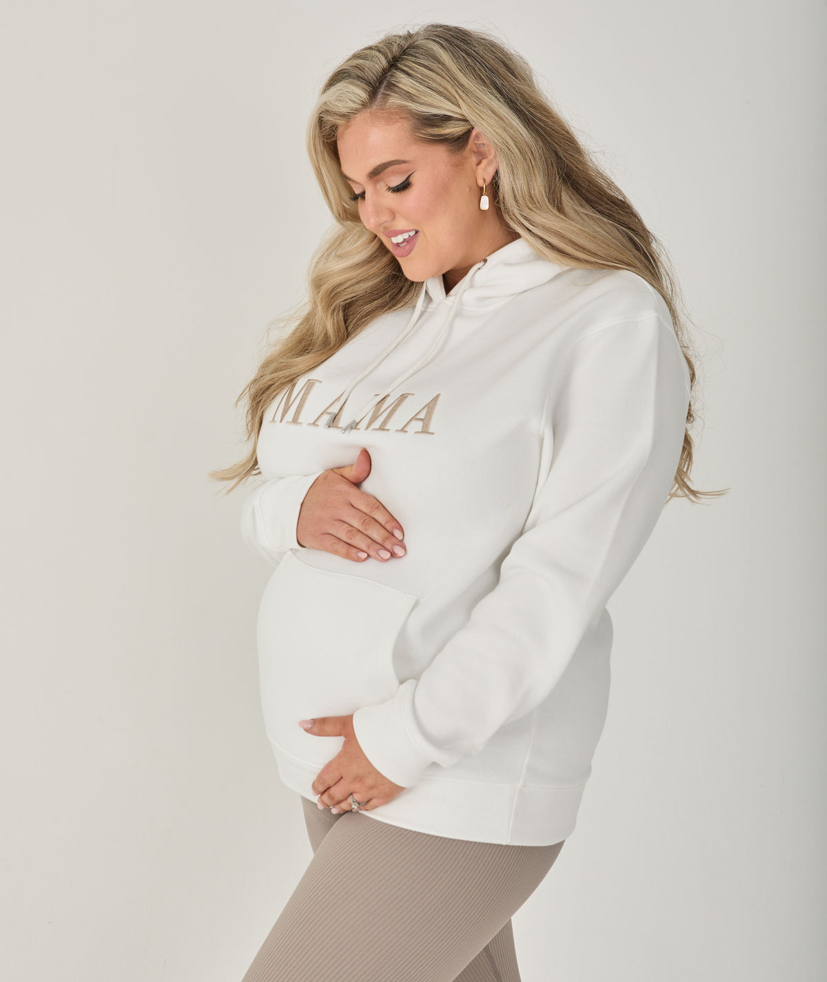 Mama Hoodie - White