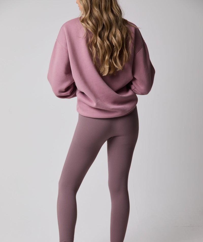 Honey Statement Sweatshirt - Mauve